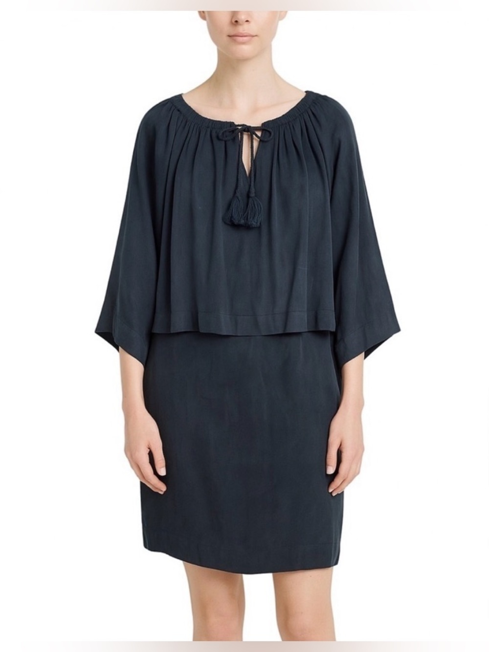 APIECE APART White Cape Dress